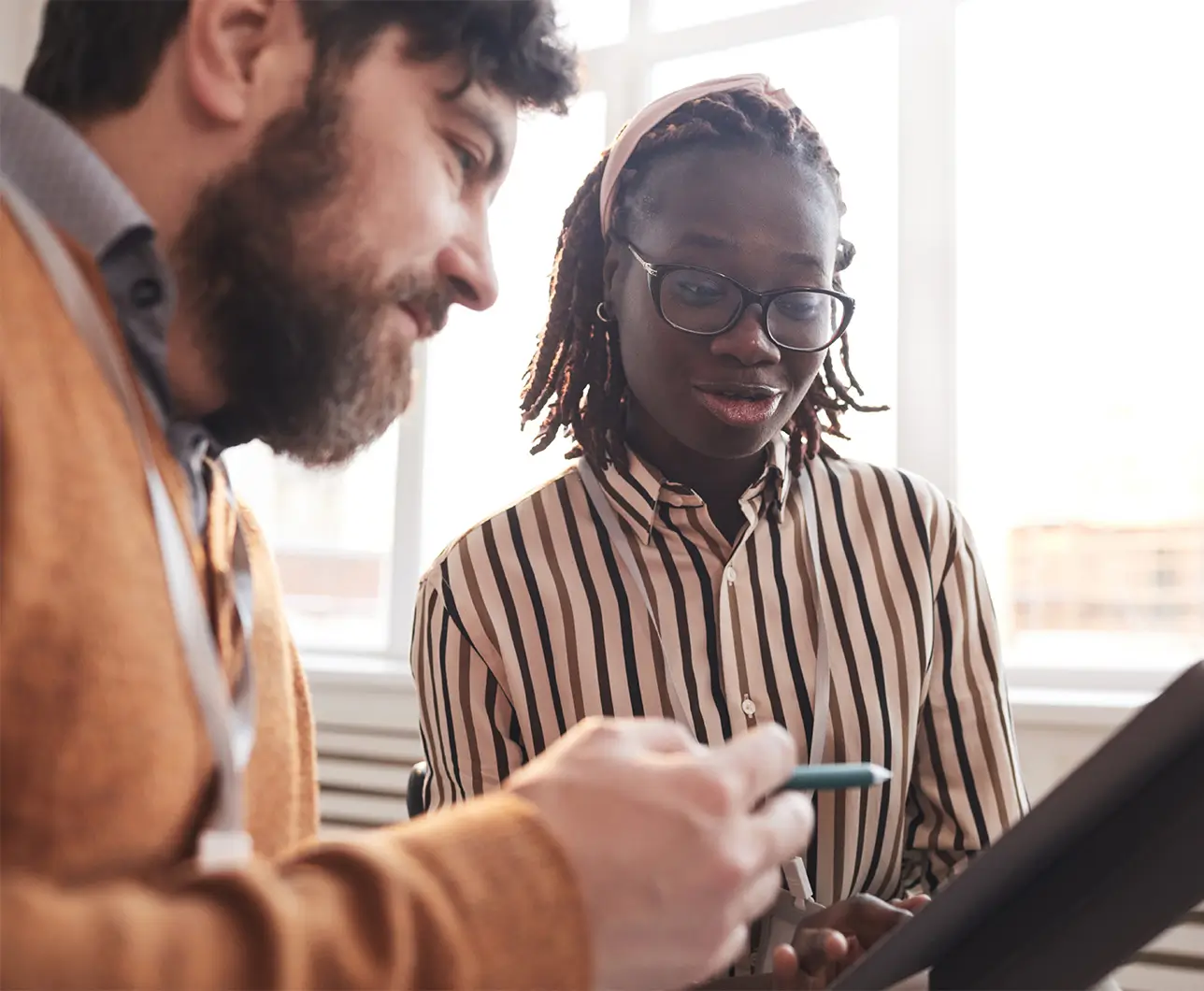 People taking part in a group therapy session